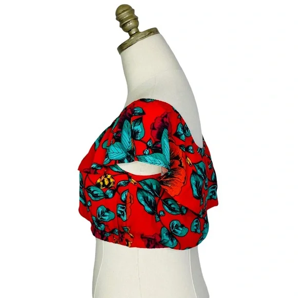 MINKPINK Tropical Dream Crop Top MEDIUM - Picture 4 of 10